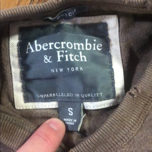 Men’s Abercrombie Crew Jersey shirt size Small - Picture 2 of 3